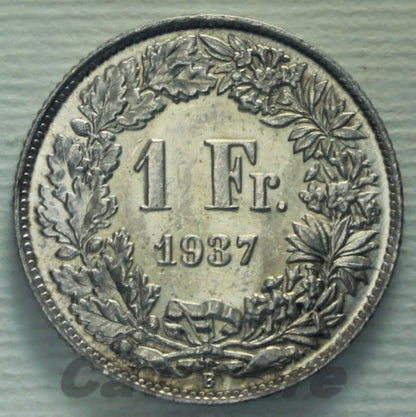 5973 - Svizzera Franco Ag 1937